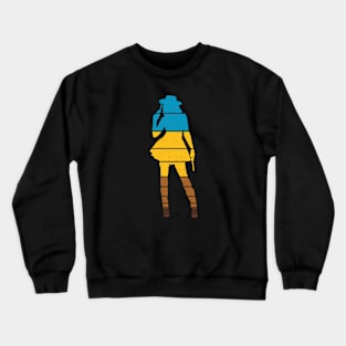 Cowgirl Retro Vintage Revolver T-Shirt Crewneck Sweatshirt